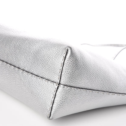 Fendi Cuoio Romano Lux Selleria Carla Shopping Tote Argento 9 of 15