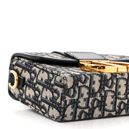 Christian Dior Oblique 30 Montaigne Box Bag Blue 9 of 11