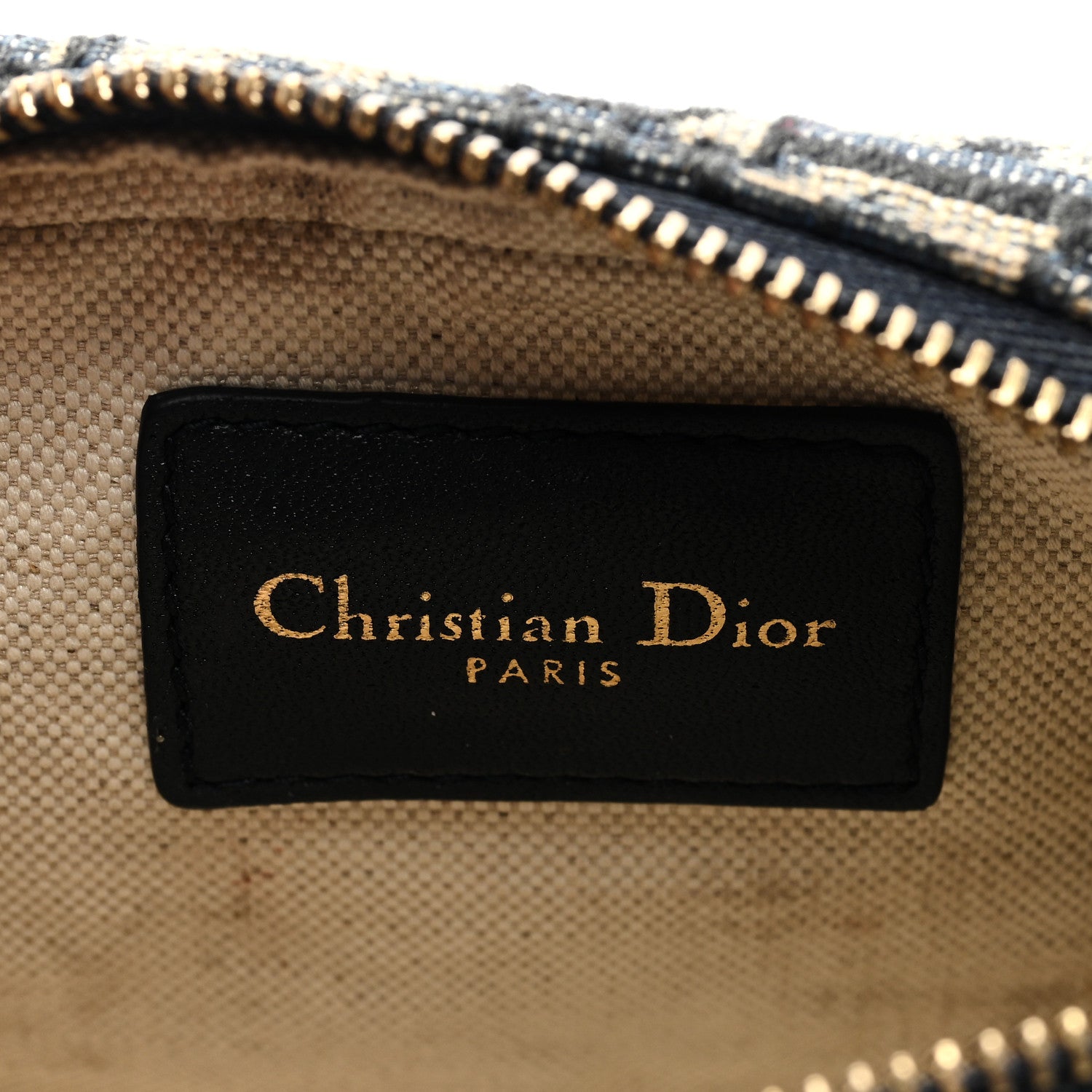 Christian Dior Oblique Belt Pouch Blue 6 of 9