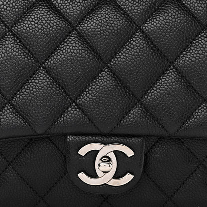 Chanel Caviar Quilted Medium Kelly Flap Bag Black 8 of 14