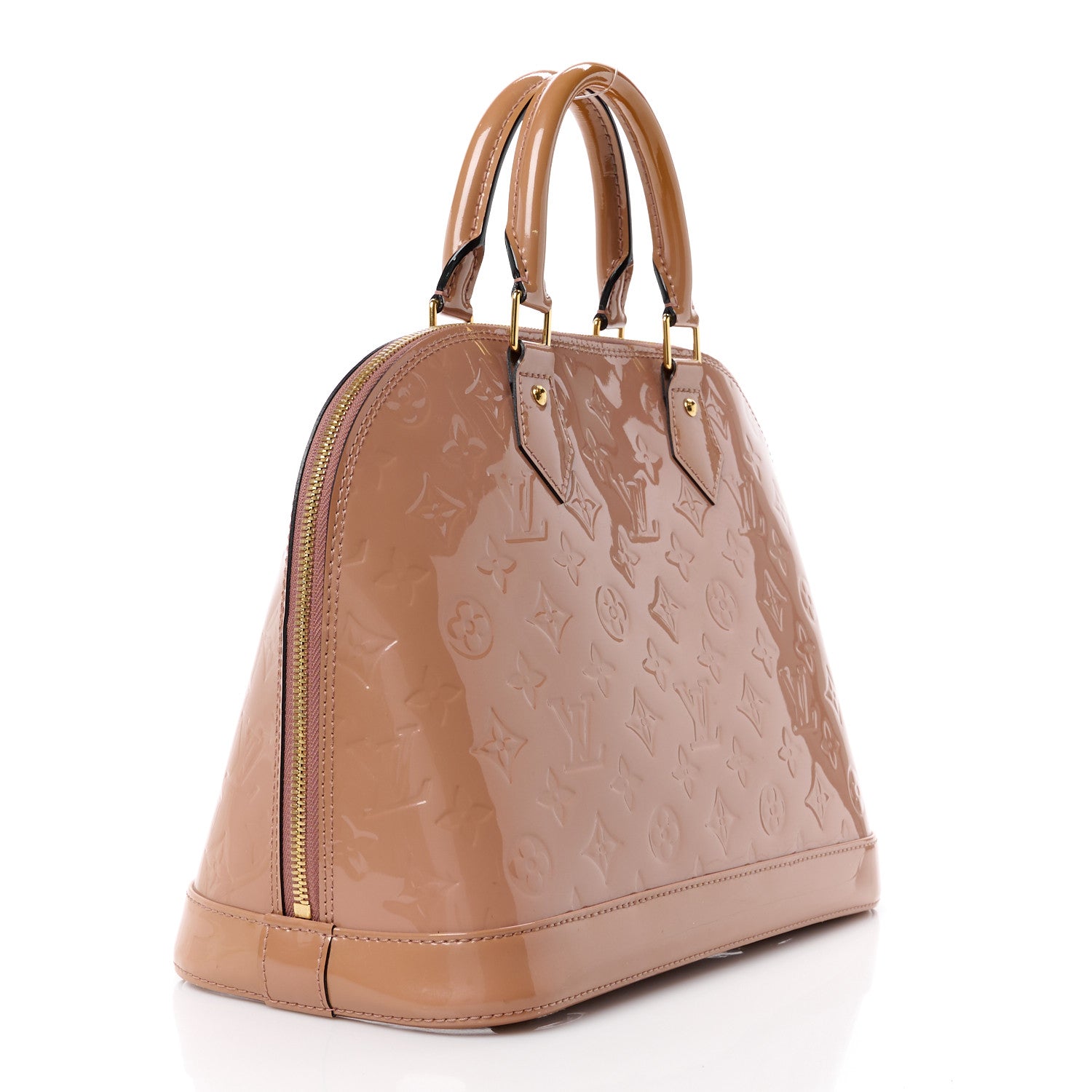 Louis Vuitton Vernis Alma PM Rose Velours 3 of 11