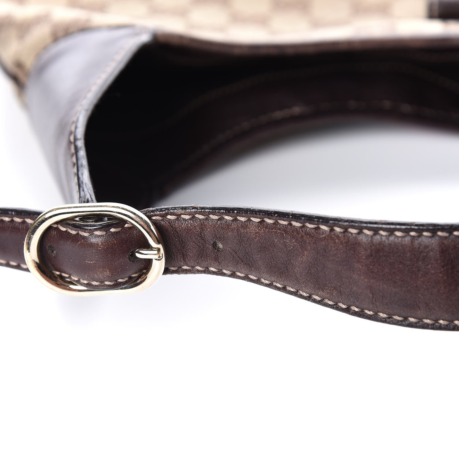Gucci Monogram Web Jackie O Bouvier Hobo Dark Brown 8 of 15
