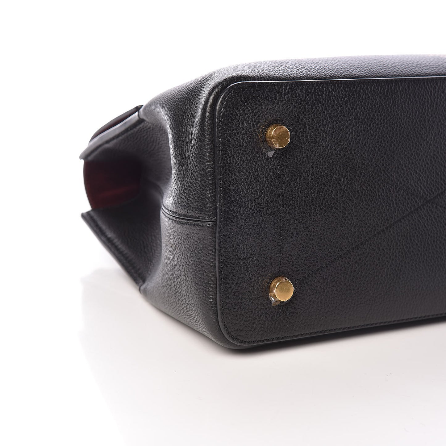 Small Classic Grain Calfskin Seaton Black