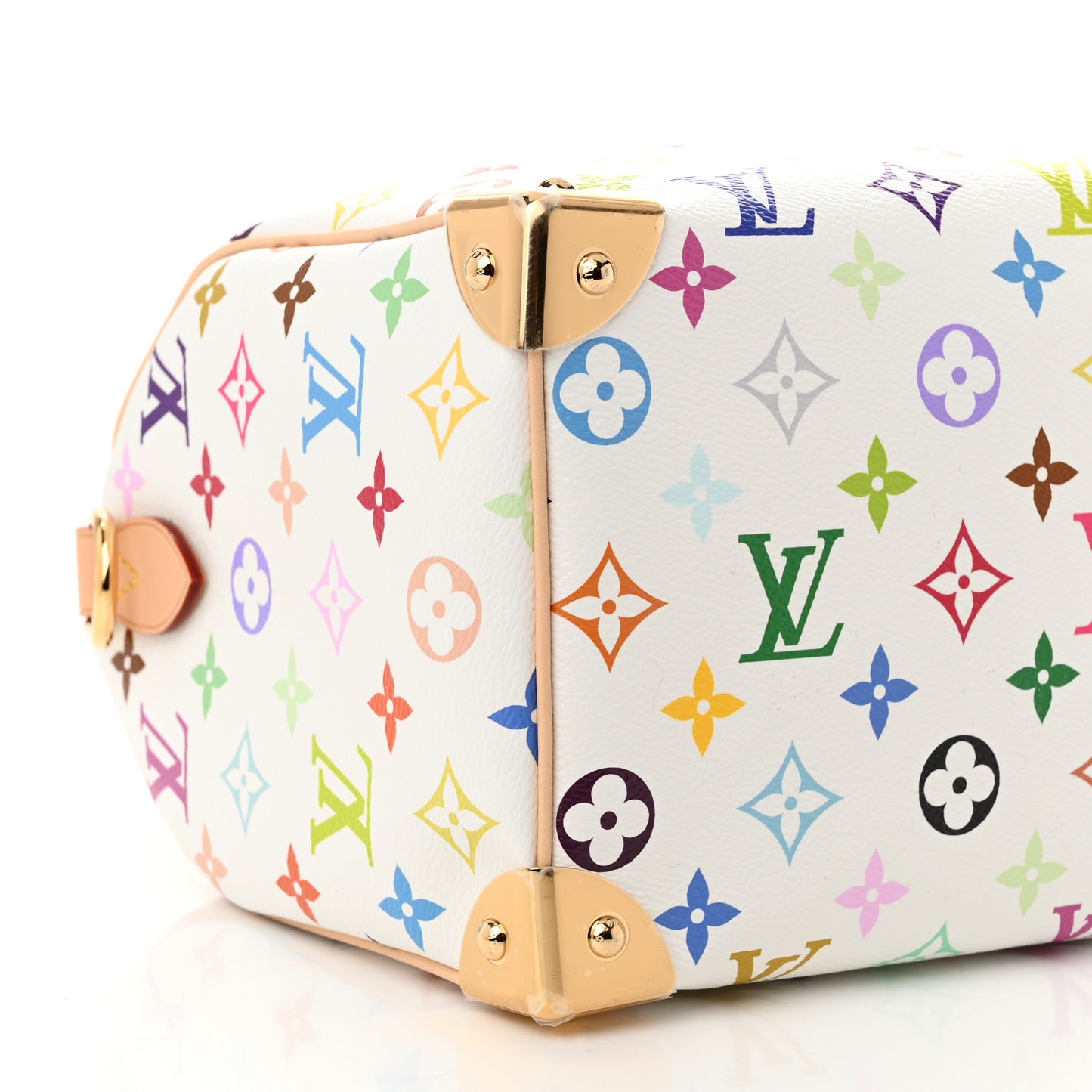 LV X TM Monogram Multicolor Speedy Bandouliere 25 White
