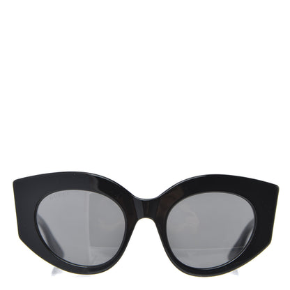 Gucci Acetate Oversized Rectangle Frame Web Sunglasses GG 0275/S Black 3 of 7