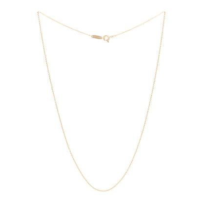Tiffany 18K Yellow Gold Chain Necklace 16" 3 of 5