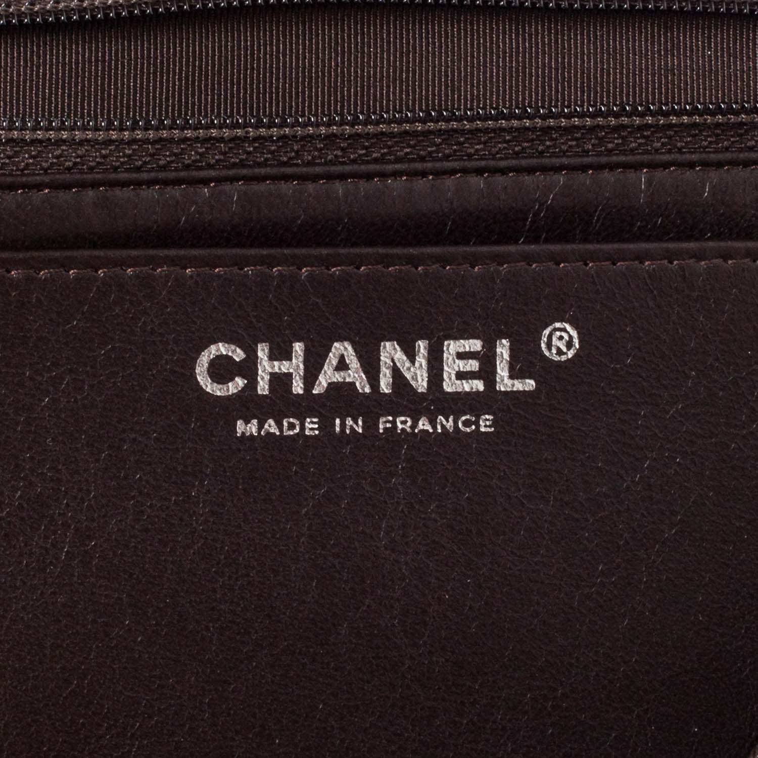 Chanel Caviar Jumbo Flap Dark Brown 7 of 10