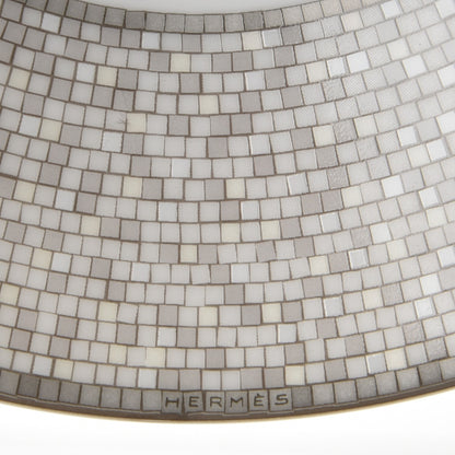 Hermes Porcelain Mosaique Au 24 Breakfast Cup And Saucer Set Of 2 Platine 21 of 27