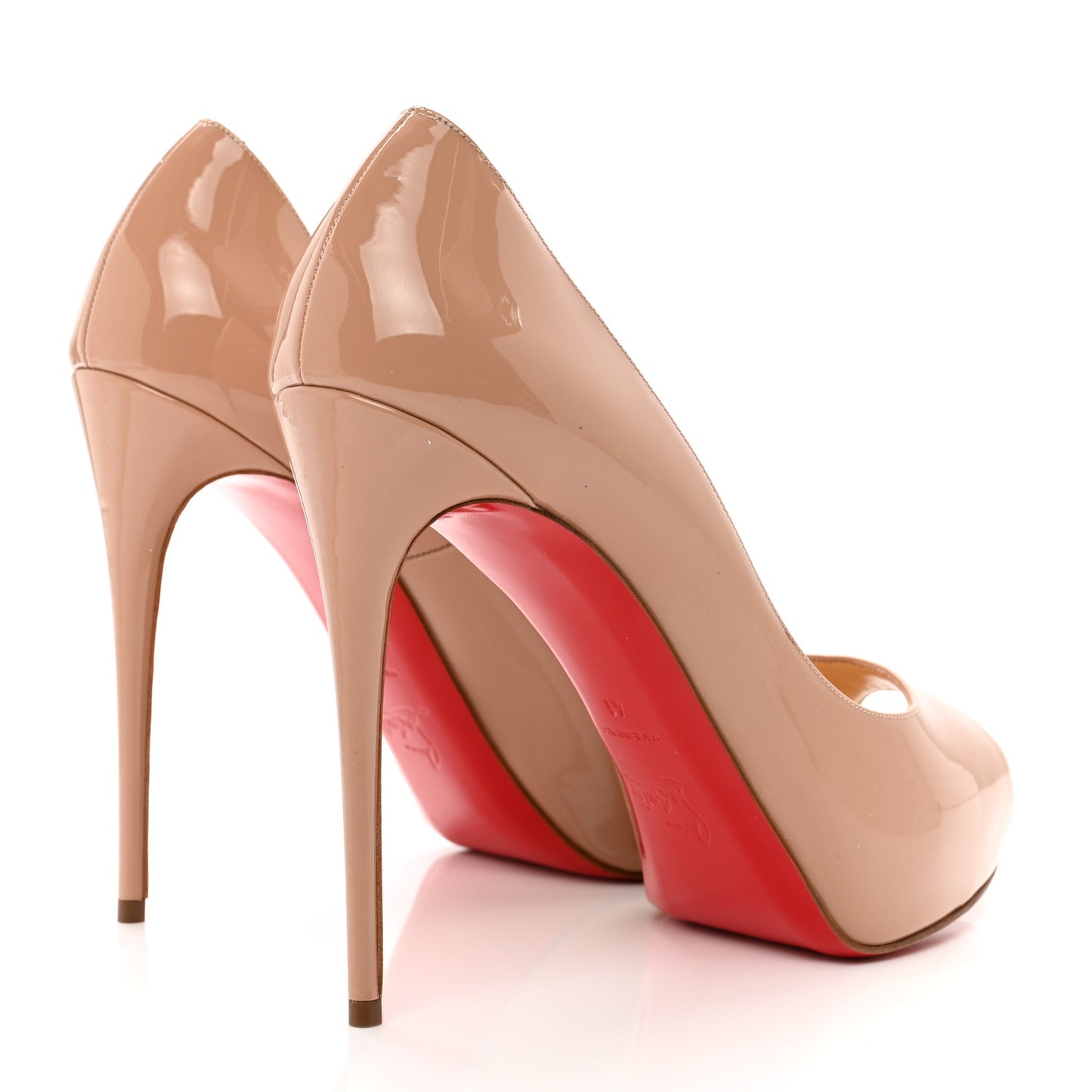 Patent New Very Prive 120 Pumps 41 Nude