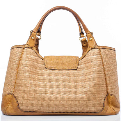 Gucci Straw New Pelham Large Tote 5 of 10