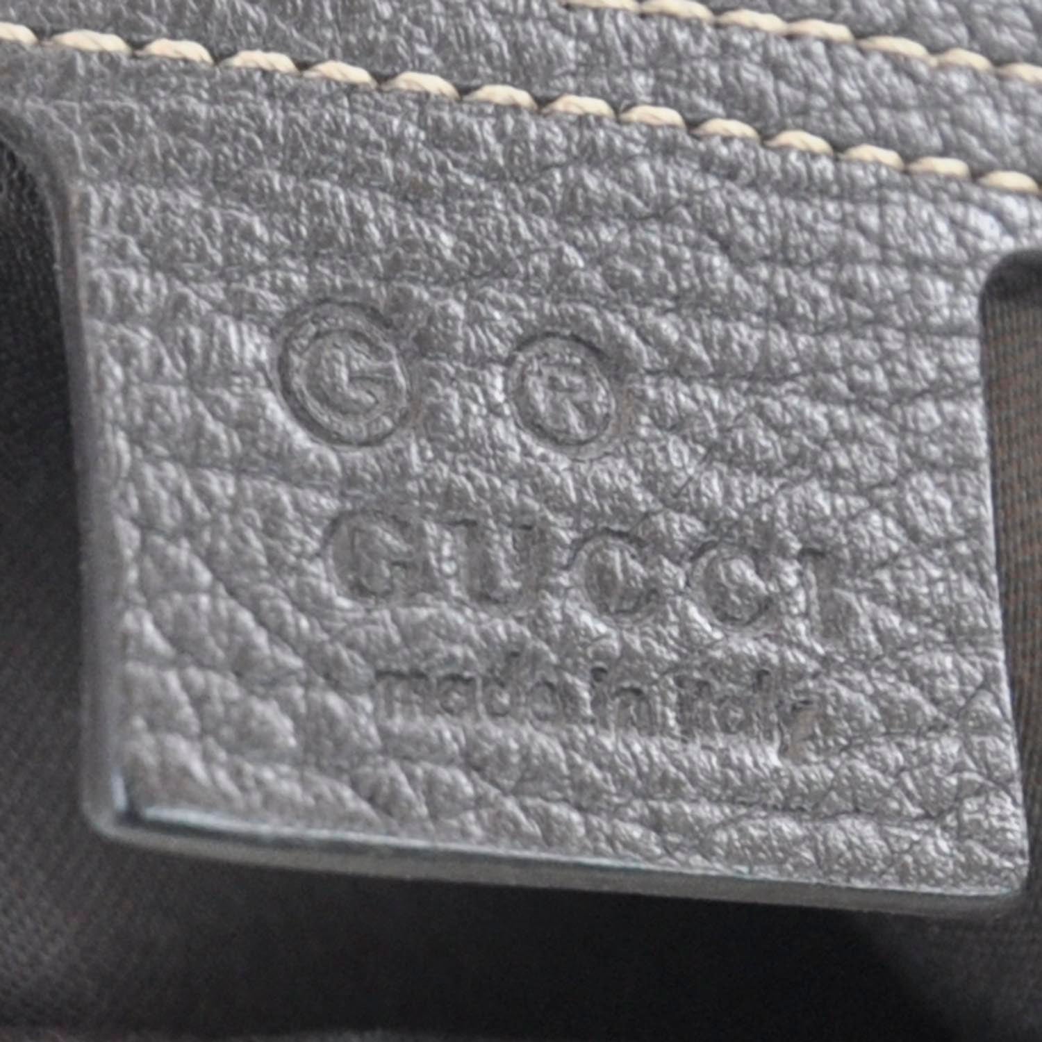 Gucci Crystal Monogram Large Joy Tote Beige Ebony Testa di Moro 8 of 10