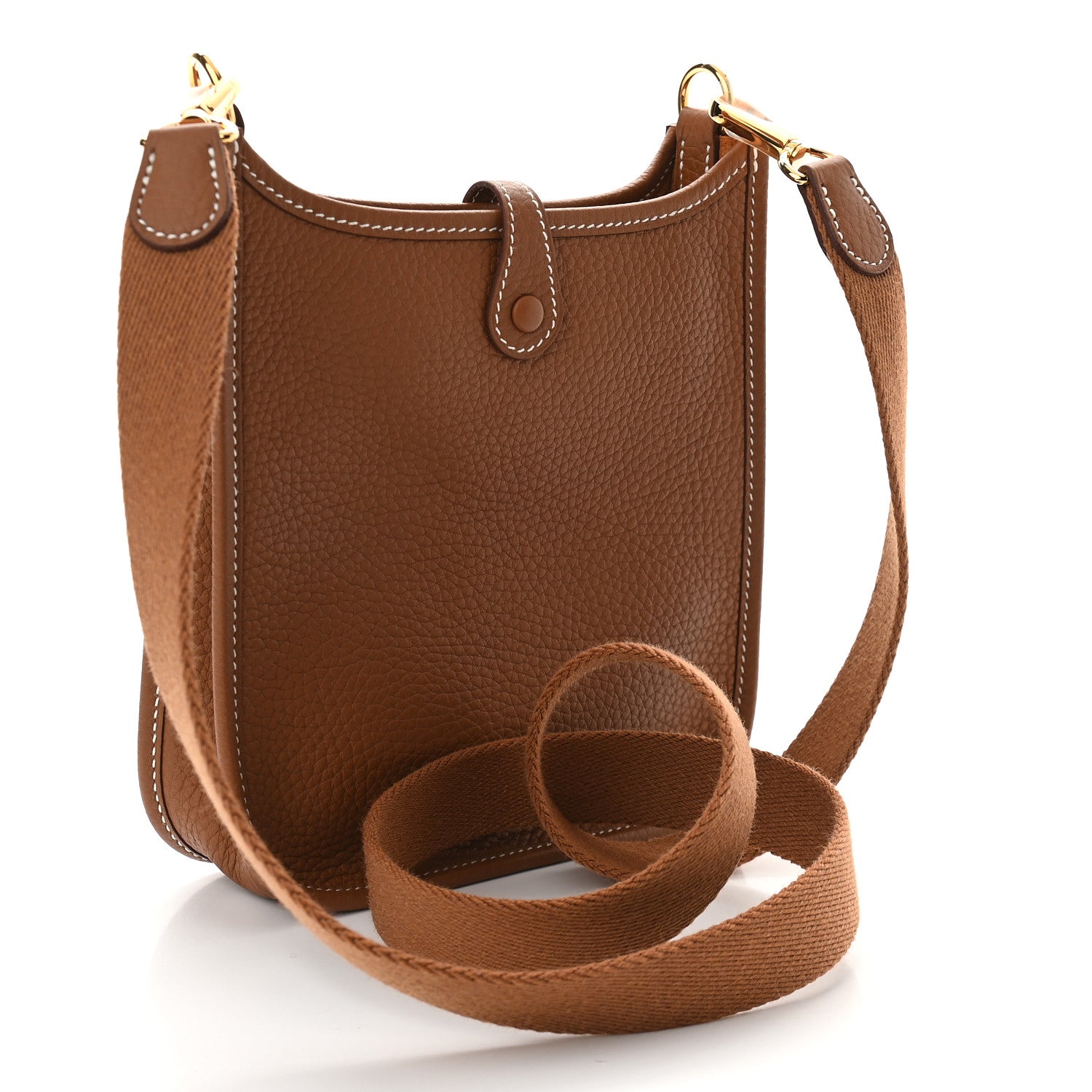 Hermes Taurillon Clemence Evelyne TPM Gold 3 of 9