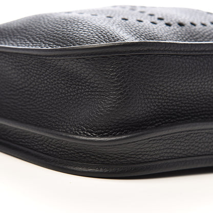 Hermes Taurillon Clemence Evelyne III PM Black 9 of 12