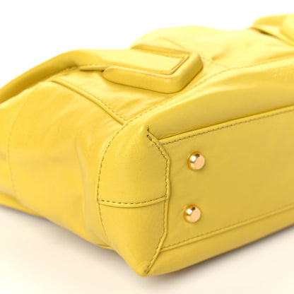 Bottega Veneta Paper Calfskin Maxi Intrecciato Small Arco Slouch Buttercup 8 of 9