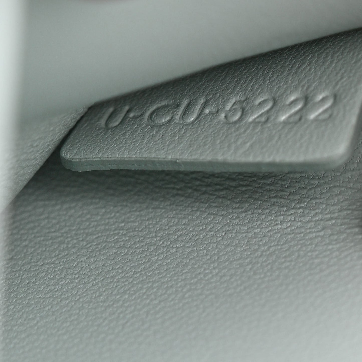 Shiny Calfskin Triomphe Shoulder Bag Soft Blue