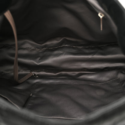 Chanel Crinkled Coated Canvas Le Marais Hobo Black 5 of 10