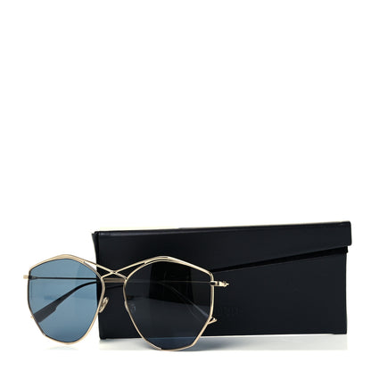 Christian Dior Metal Stellaire 4 Sunglasses Blue Gold 8 of 8