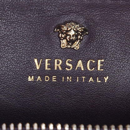 Versace Calfskin Small Palazzo Empire Bag Burgundy 7 of 8