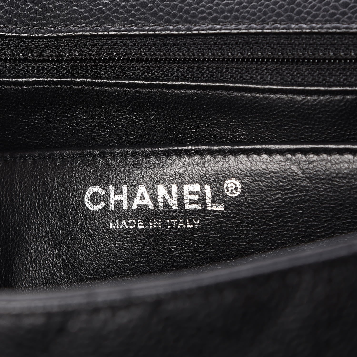Chanel Caviar Quilted Jumbo Single Flap Black 5 of 8