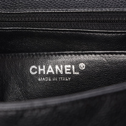 Chanel Caviar Quilted Jumbo Single Flap Black 5 of 8