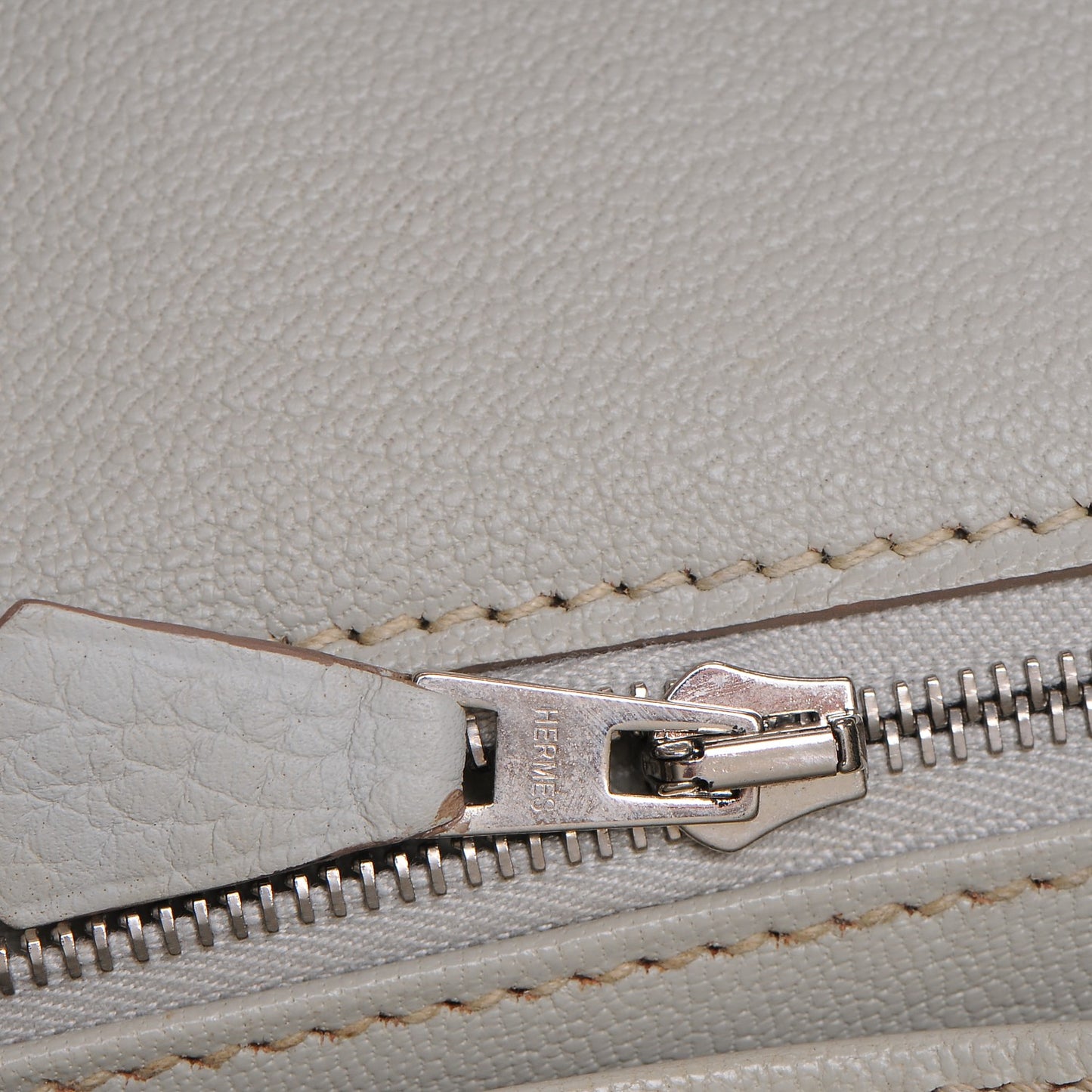 Taurillon Clemence Birkin 35 Gris Perle
