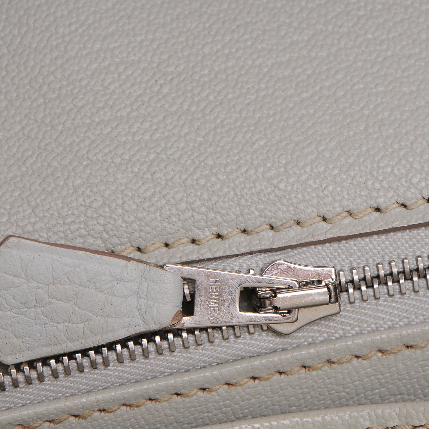 Hermes Taurillon Clemence Birkin 35 Gris Perle 12 of 25