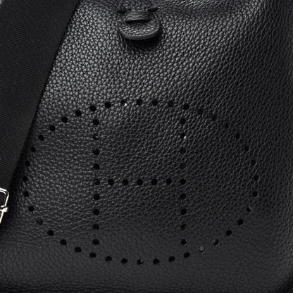 Hermes Taurillon Clemence Evelyne III PM Black 14 of 14