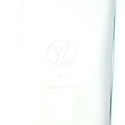 Louis Vuitton Rubber Monogram Embossed Sunbath Flat Mule 40 White 6 of 7