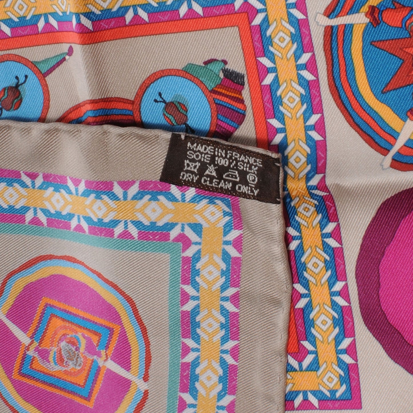 Silk Belles du Mexique Pocket Square Scarf