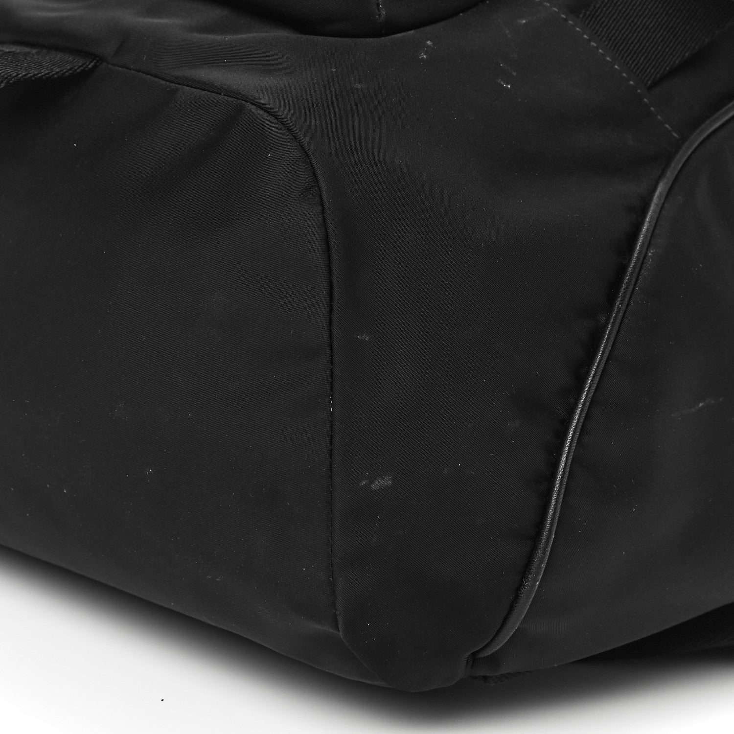 Burberry Nylon Logo Print Rocky Backpack Black 8 of 19