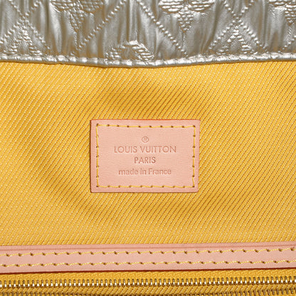 Louis Vuitton Jacquard Quilted Monogram Limelight Clutch GM Perle 6 of 7