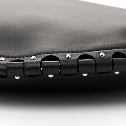 Alaia Lambskin Studded Large Demi Lune Bag Black 9 of 9