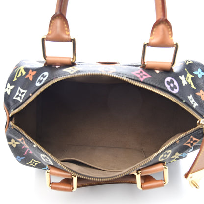 Louis Vuitton Monogram Multicolor Speedy 30 Black 5 of 11