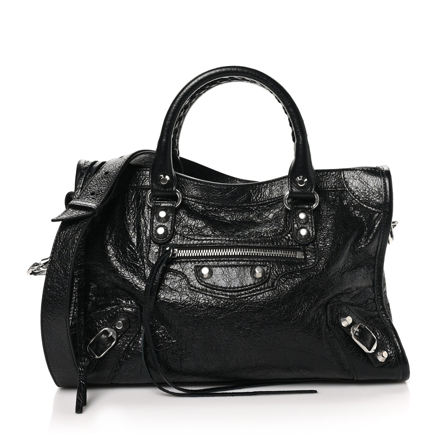 Agneau Arena Silver Hardware Small Le City Black