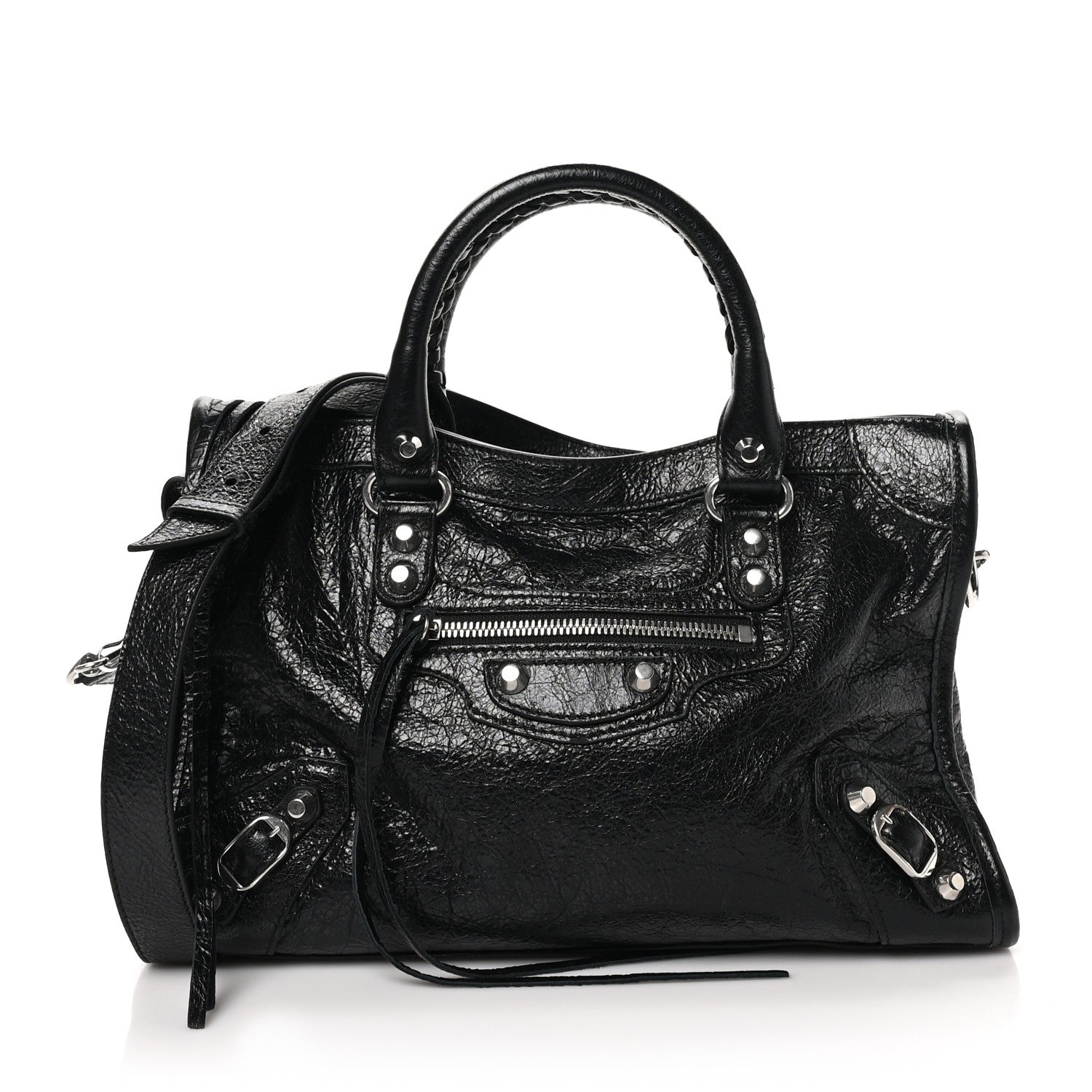 Balenciaga Agneau Arena Silver Hardware Small Le City Black 1 of 11