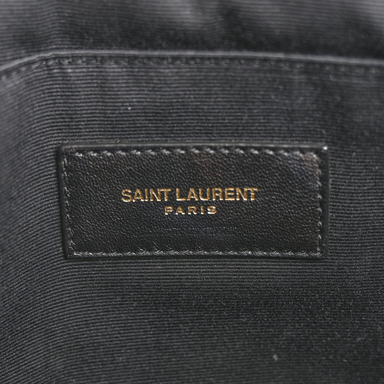 Saint Laurent Calfskin Matelasse Chevron Monogram Document Holder Rouge Eros 6 of 14