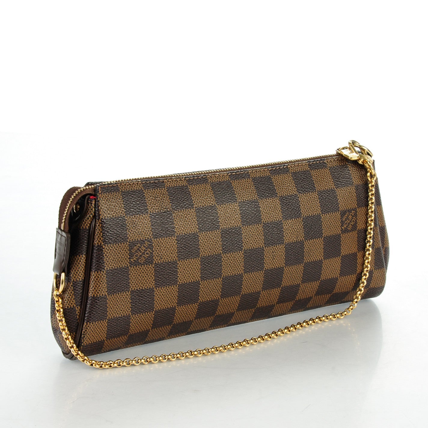 Louis Vuitton Damier Ebene Eva Clutch 3 of 7
