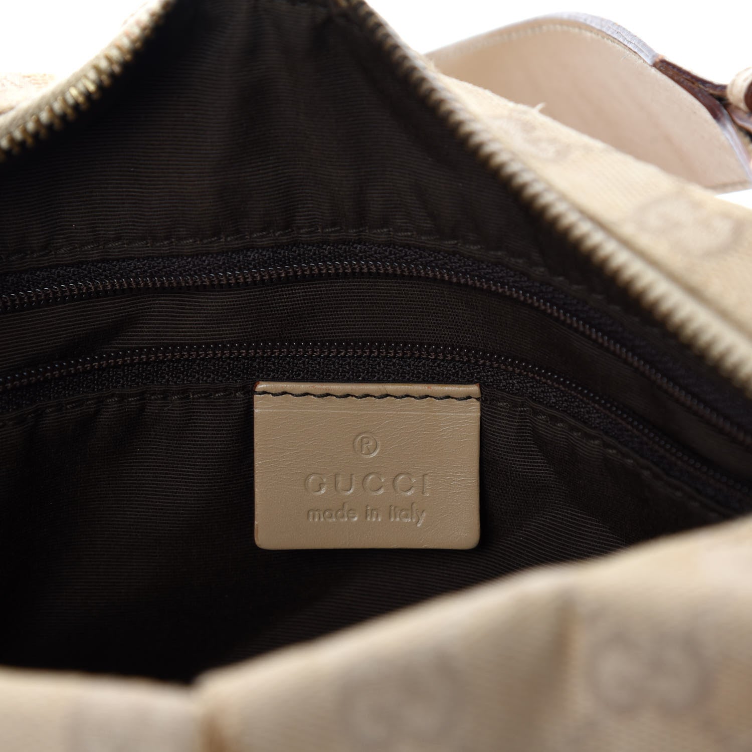 Gucci Monogram Shoulder Bag Beige 9 of 11