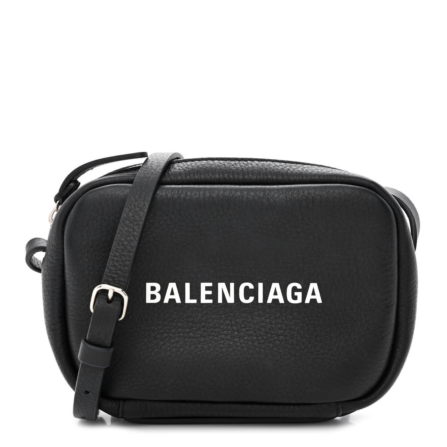Calfskin Logo XS Everyday Camera Bag Black