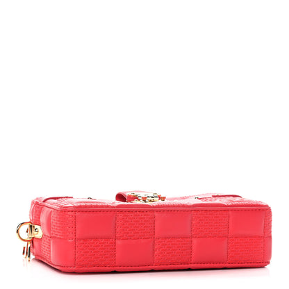 Louis Vuitton Lambskin Damier Quilt Troca PM Rose 4 of 10