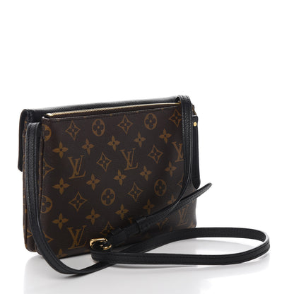 Louis Vuitton Monogram Twice Pochette Black 2 of 10