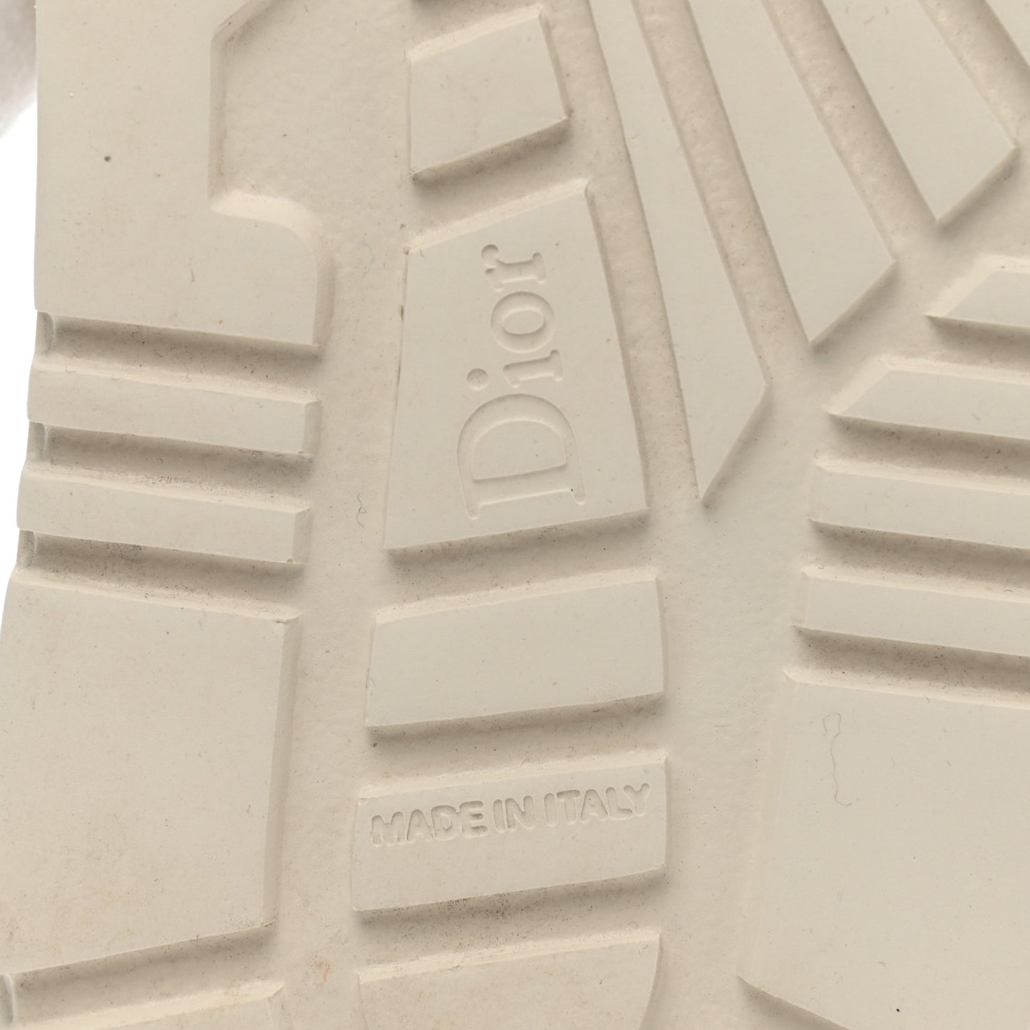 Calfskin Cannage Dio(r)evolution Slide Sandals 39 White