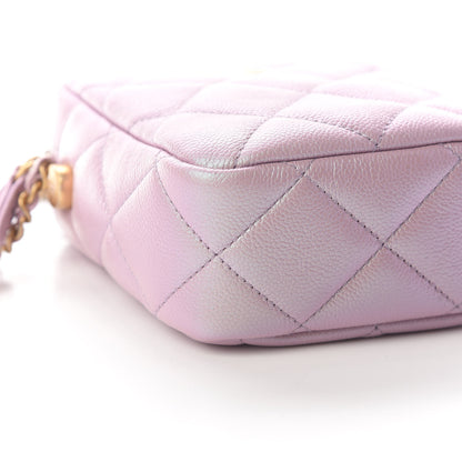 Chanel Iridescent Caviar Quilted Vertical My Perfect Camera Case Pink 8 of 9