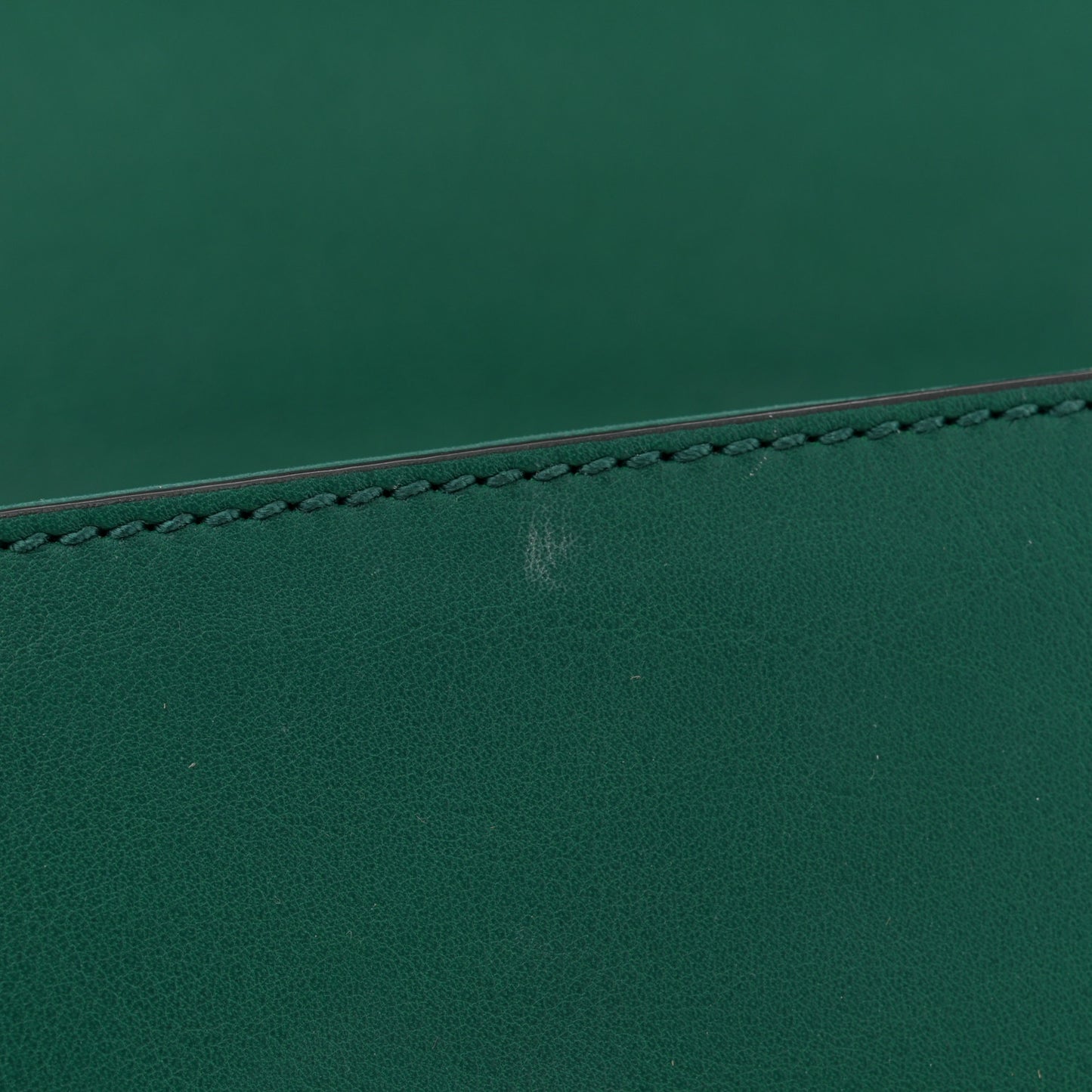 Calfskin Studded Small Padlock Shoulder Bag Emerald
