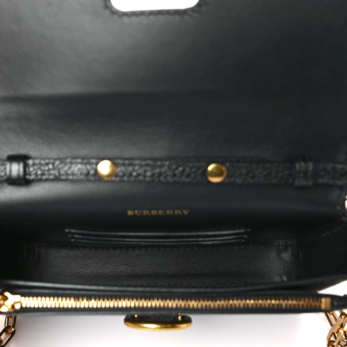 Calfskin Vintage Check Mini Hayes D-Ring Crossbody Bag Black