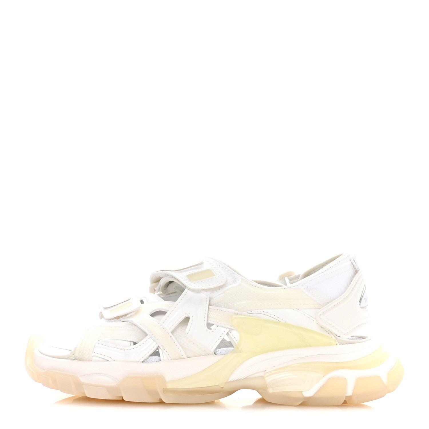 Balenciaga Neoprene Rubber Womens Track Sandals 40 White 1 of 7