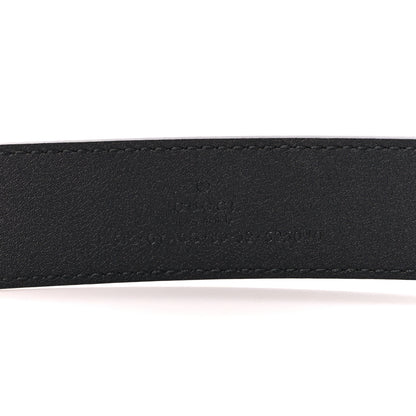 Gucci Plutone Calfskin Double G 30mm Belt 80 32 Black 4 of 5