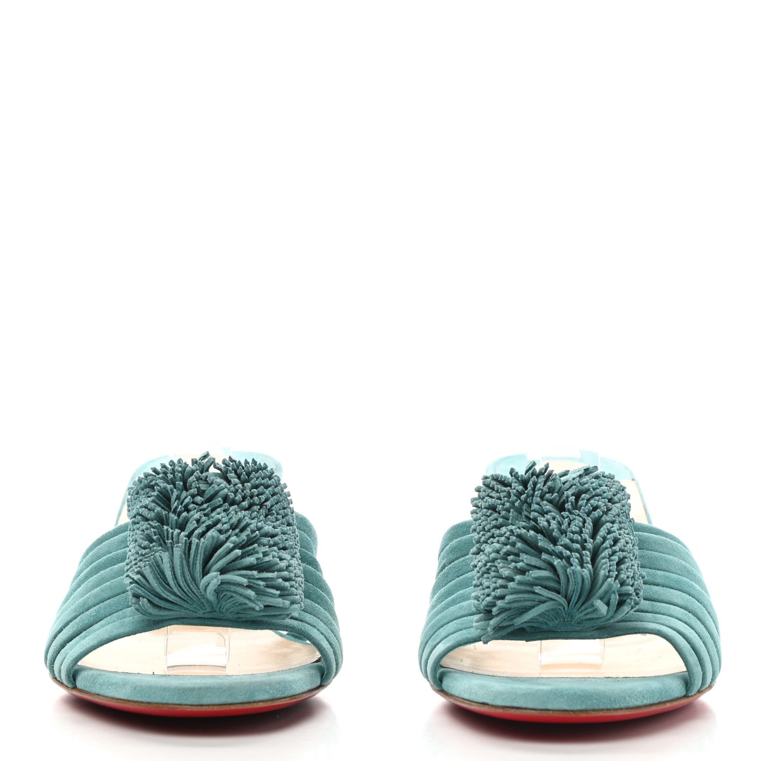 Christian Louboutin Suede Belbrossa 55 Mules 37 Noumea 2 of 7