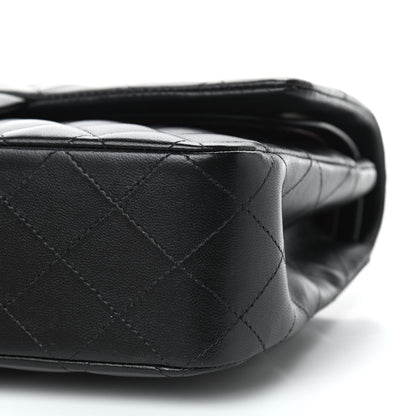 Chanel Lambskin Quilted Medium Double Flap Black 6 of 8