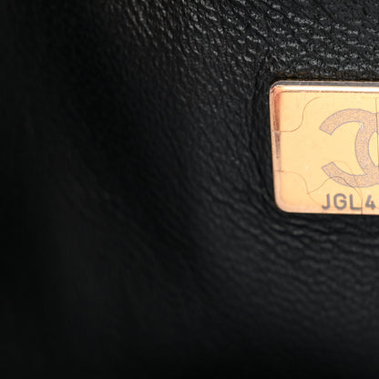 Chanel Velvet Strass Evening Flap Bag Black Gold 7 of 11